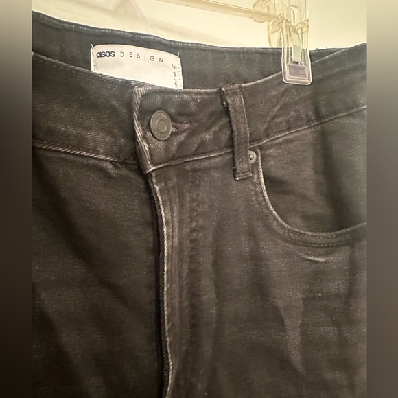 ASOS Tall Black Straight Jeans - Picture 3 of 5